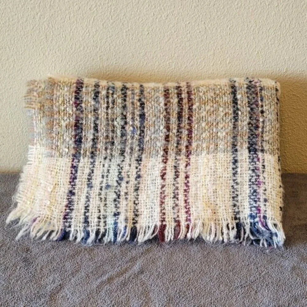 Extra Long Artisan Hand Loomed Scarf